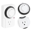 Mechanical Timer Socket 24‑Hour Cycle Timing Controller Socket Home Supplies
