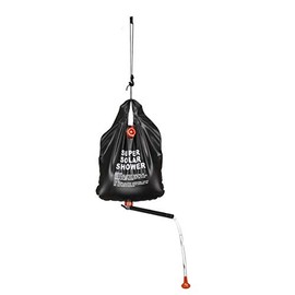 Out of the Blue 71/3230 Camping Shower for Approx. 10 Litres Approx. 37 x 48 cm with Hanger in Gift Box Black