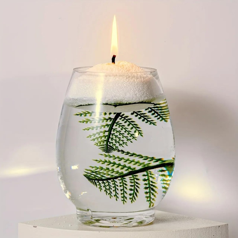 Niceme Snow Pearled Candles - 12Oz Customized Powdered Candle Sand