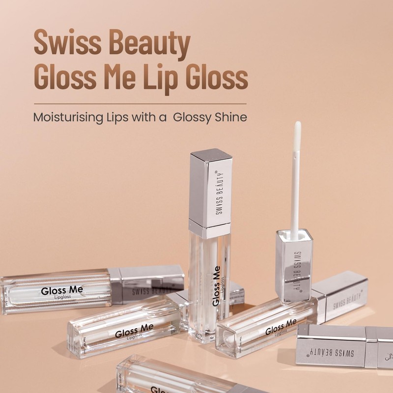 Swiss Beauty Metallic Gloss Me Lip Gloss | Lightweight,Non Sticky