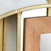 Deco 79 Wall Shelf, 28"L x 5"W x 27"H, Gold
