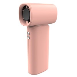 Portable Handheld Fan, 100-Speed Adjustable Mini Turbo Fan, 6000mAh Rechargeable Battery, 30000RPM Strong Air Flow Personal Pocket Design with Display, Outdoor/Travel Essentials for Women Men - Pink