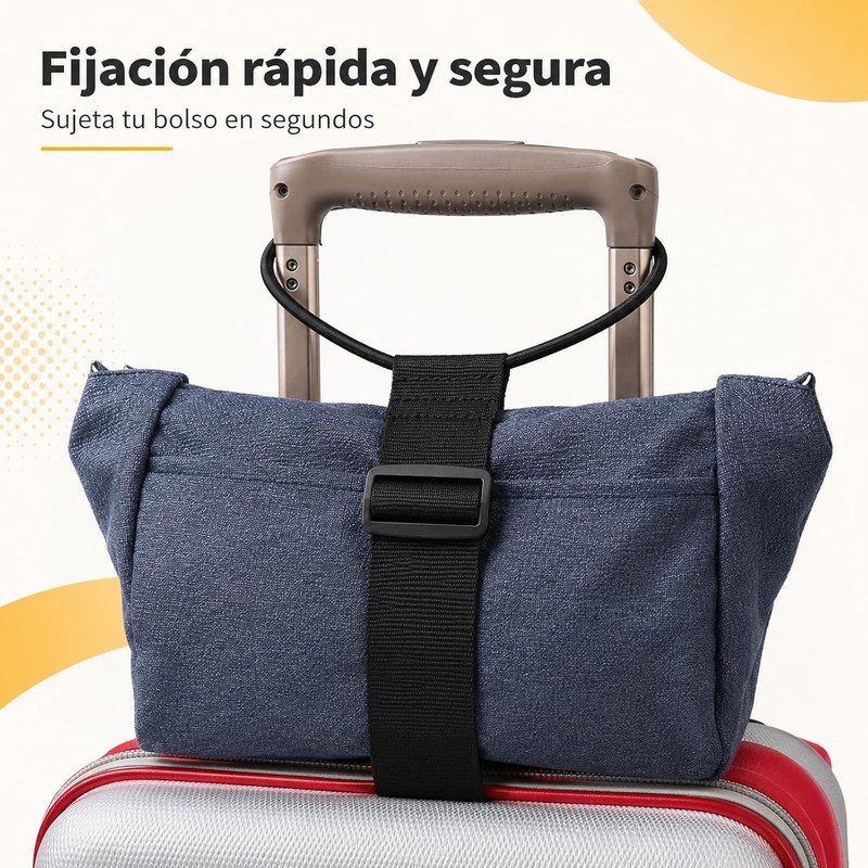 2 Correas Conectoras para Equipaje, Ajustables de 26 a 40