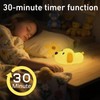 COBIKU Cute Dog Night Light, Dimmable with Soft Silicon Dog