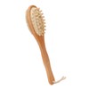 Wood Bath Brush Long Handle Soft Bristle Deep Cleansing Relieve