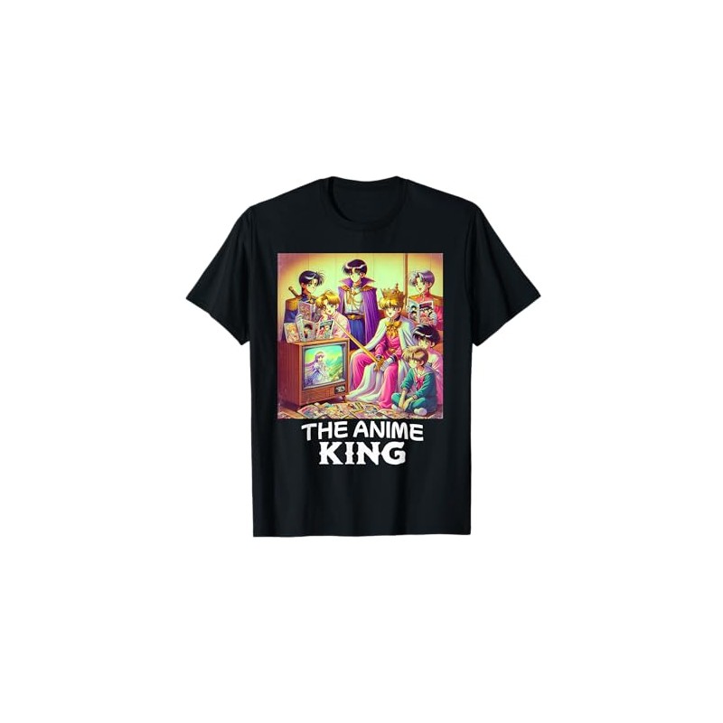 The Anime King Vintage Cartoon Manga Boys Anime T-Shirt