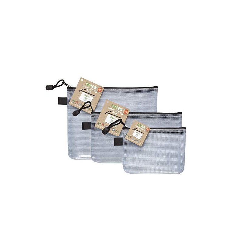 eco-eco Mini, A5 and Dl 95% Recycled Super Strong Bags