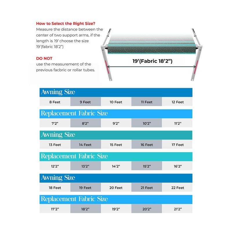 SunWave RV Awning Fabric Replacement | Premium Vinyl Canopy |