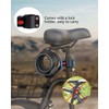 Voarge Bike Lock Combination 5-Digit, High Security Bicycle Chain, Codes