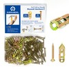Self Drilling Drywall Anchors with Screws Kit - 100 Pcs