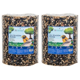 JCs Wildlife All Season Blend Premium Bird Seed 4.5 lb Large Cylinder (2)