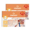 Canson - 2 spiral albums with micro-perforation, A4, 20 sheets,