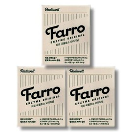 Radiwell Faro Enzyme Grain Enzyme Original 3g 30 packs (3) / 래디웰 파로 효소 곡물 효소 오리지널 3g 30포 3개 (32594421)