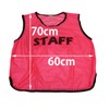 Fungoal "STAFF" Bibs with Front and Back Prints, For Tournament