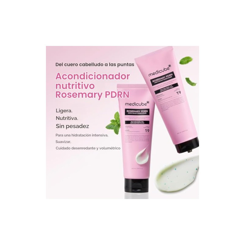 Medicube Rosemary PDRN Hair & Scalp Conditioner, con Aminoácidos y