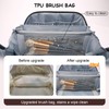 BOYATU Travel Makeup Bag for Women: Large Capacity Open Flat