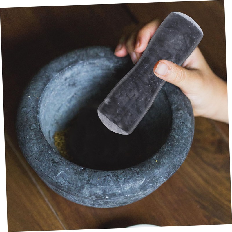 LABRIMP Grinding Rod Garlic Tool Heavy Powder Kitchen Pestle Spice