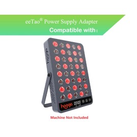 24V AC/DC Adapter Compatible with Hooga HG200 Red Light Therapy 660nm 850nm Model:242500FU 2425 DC24V 24VDC 24.0V Charger Power Supply Cord Cable