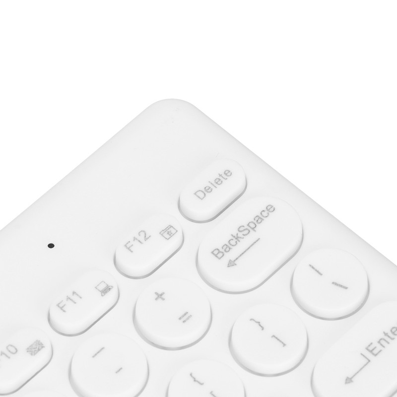 USB Keyboard Wired 78 Keys Ergonomic Design Power Saving Round