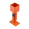 Screw Jack Post, 4" x 4", 13.2"-18.7" Height Range,24700 lbs
