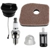 CARBBIA Air Filter with Gas Cap Primer Bulb Fuel Filter