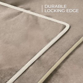 luciphia Waterproof Dog Blanket, Washable, Pet Blanket for Large, Medium Dogs, Cats, Cuddly Blanket, Soft Fluffy Sherpa Fleece, Waterproof Blanket for Sofa, Couch, Bed, Beige, 71 x 100 cm