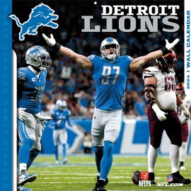 Detroit Lions 2024 12x12 Team Wall Calendar