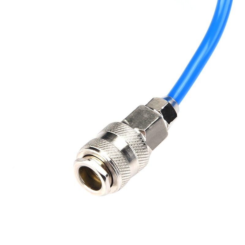 Blue Air Duster Gun Pneumatic Wind Blowing Kit Set with