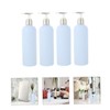 Gatuida 4Pcs Refillable Pump Shampoo Dispenser Elegant Lotion Wash Bottles