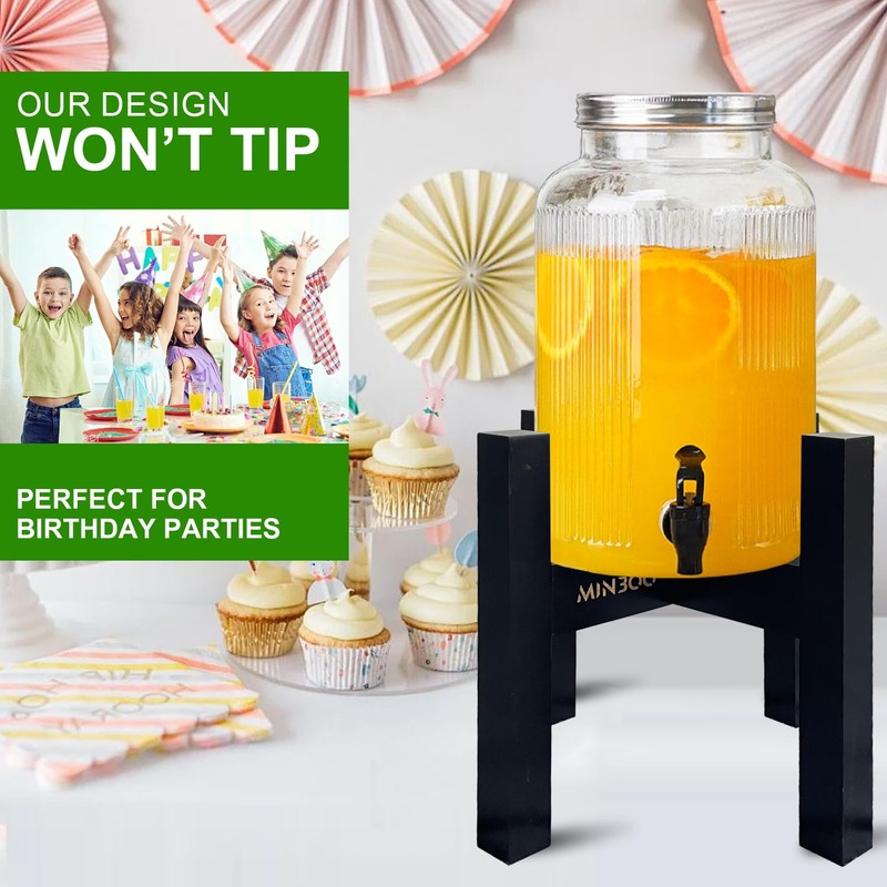 Adjustable Drink Dispenser Holder - Stand for 6-11" Dispenser, Fits