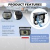 Back Up Camera for Cars with 24 LEDs,IP69 Waterproof Night