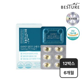 Vesher Super Mega Altage Omega 3 12 Box RTG Omega Long Yongseong Capsule / 베스처 슈퍼메가 알티지 오메가3 12박스  rTG오메가 장용성캡슐