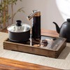 Induction Cooker Wood Frame Minimalist Stable Embedded Electric Tea Stove