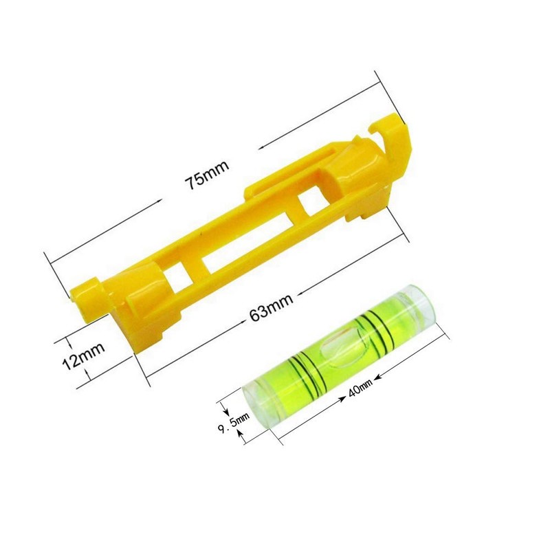 5Pcs String Line Level, Builders Line Spirit Level with Leveling