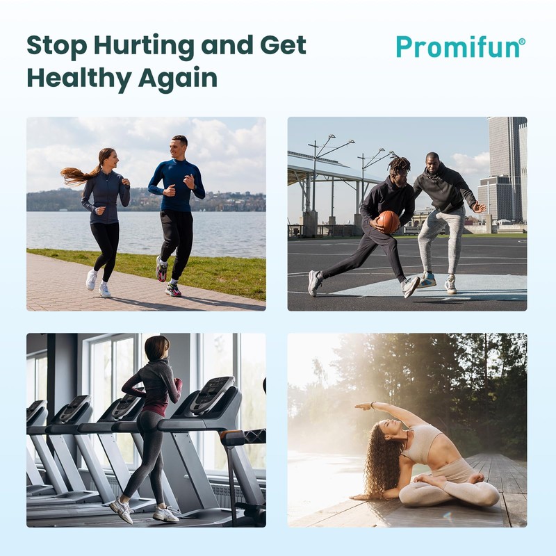 Promifun Achilles Tendon Heel Protector - Compression Padded Sleeve Socks