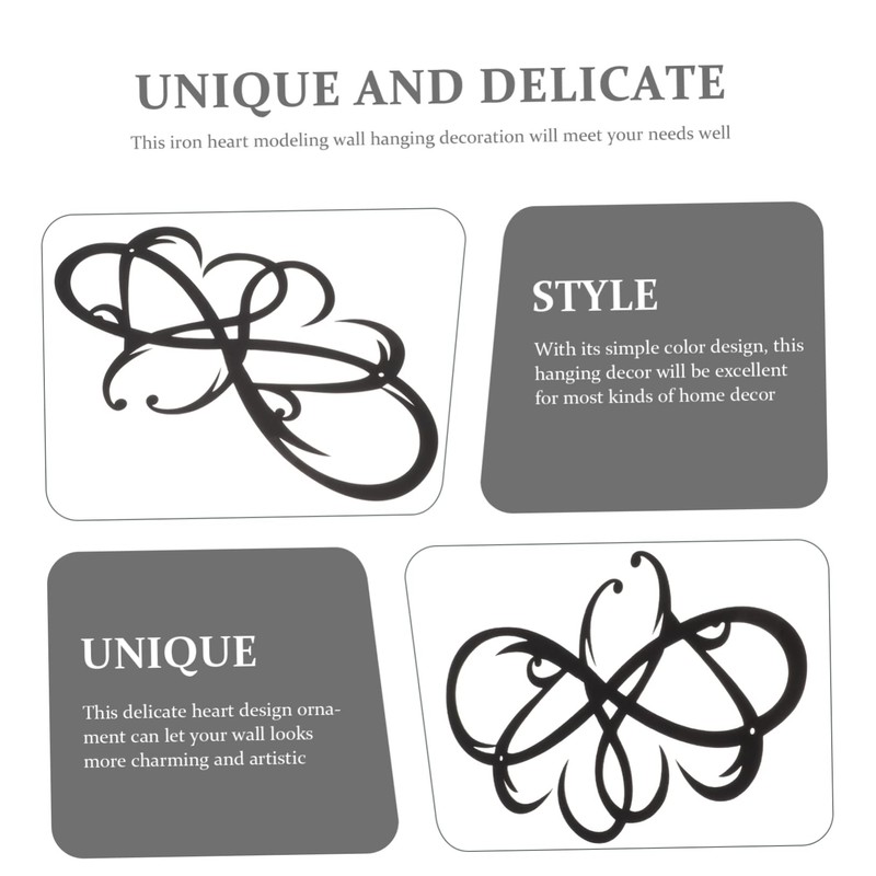 Levemolo Garden Decor Metal Heart Wall Art Decorations for Home