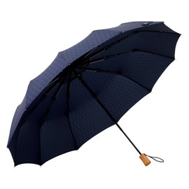 Mabu Umbrella, Folding Umbrella, Parasol, Rain Umbrella, Women's, Men's, Unisex, 21.7 inches (55 cm), 12 Ribs, Indigo SMV-42256 Umbrella, Rain Umbrella, UV Protection, Light Blocking, Sun or Rain,