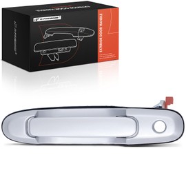 A-Premium Front Left Driver Side Exterior Door Handle Compatible with Toyota Sienna 1998-2003, Silver, Replace# 69220-08010-1D7