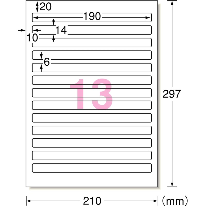 A-One 31427 Label Seals, File Back Labels, 13 Sides, 20