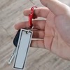 2PCS Finger Keychain Spinners, Aluminum Alloy Keychain Spinner Toy Novelty