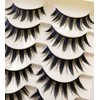 False Eyelashe, NACGUO 5 Pairs Japanese Style Makeup Thick Eyelash