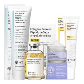 Kit Coreano Skincare Antiedad Reafirmante Péptidos Colágeno