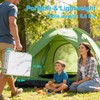 YUFIFAIRY Small Folding Camping Table, 2ft Portable Table with 3