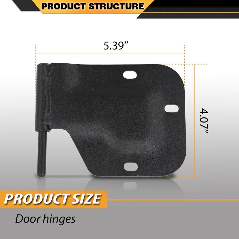 CNNELL Door Hinges 4pc Compatible with Humvee M998