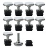 sourcing map Adjustable Feet 20 x 20mm Inserts Furniture Table