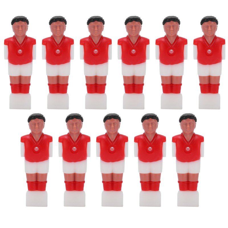 11pcs Football Player Soccer Games Mini Humanoid Plastic Doll Table