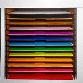 12 Shelf Insert for Scrapbook Paper or Vinyl Records, Compatible with IKEA KALLAX Shelf Unit