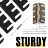 Heavy Duty Door Hinge Shims 12 Pack, High-Strength Metal Hinge