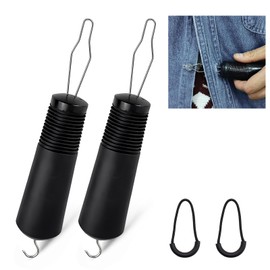 2 Pieces Button Hook，Zip Puller Aid One Hand Buttons Aids Button,for Seniors Arthritis Limited Dexterity Weak Hands