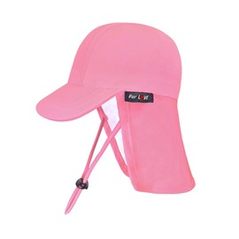 weVSwe Baby Sun Hat UV SPF50+ Sun Protection Neck Flap Hat Adjustable Chin Strap Toddler Summer Hat, Fish scale-2